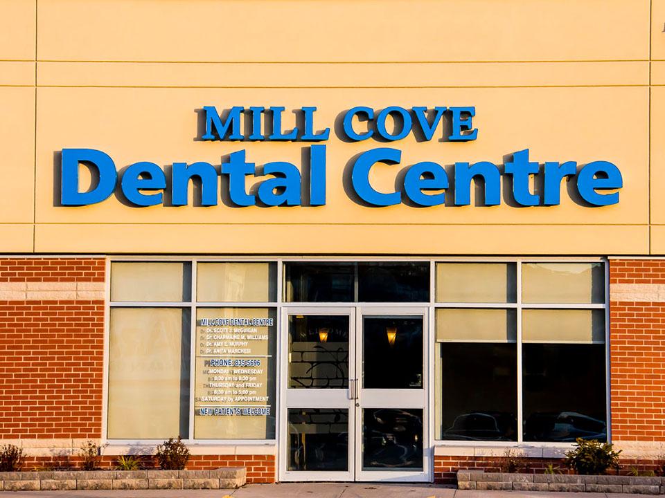 Exterior of Mill Cove Dental Centre