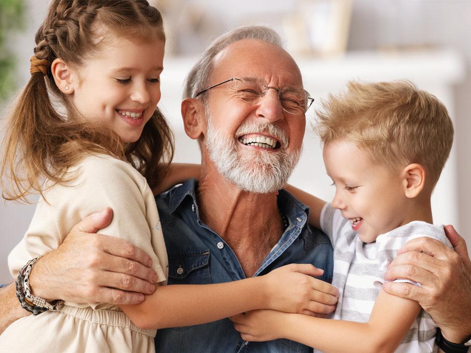 Smiling family