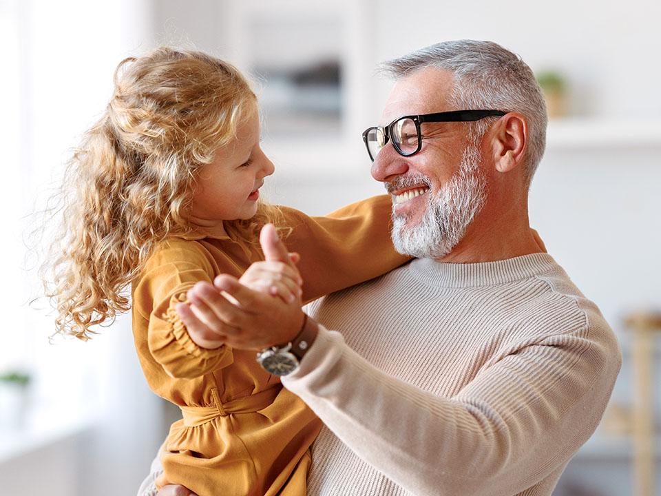 Father and daughter